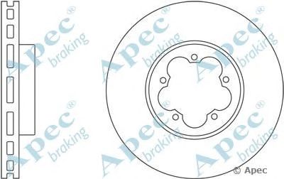 APEC BRAKING dsk2427 -  Тормозной диск